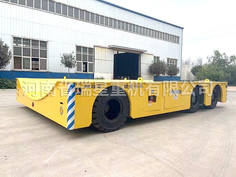 輪胎式無(wú)軌電動(dòng)平車